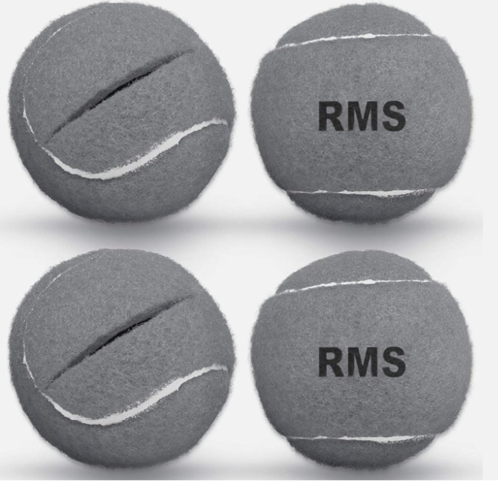 RMS Walker Glide Balls - a Set of 4 Balls with Precut Opening for Easy Install